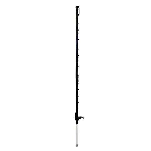 FENCETEXX 4ft/120cm Electric Fence Stakes - Black