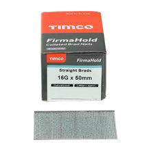 Load image into Gallery viewer, Collated Brad Nails without Gas - 16 Gauge - Straight - Galvanised - 2000pcs