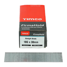 Load image into Gallery viewer, Collated Brad Nails without Gas - 18 Gauge - Straight - Galvanised - 5000pcs