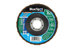 Blue Spot 115mm (4.5") Coarse Non Woven Flap Disc
