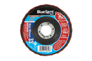Blue Spot 115mm (4.5") Medium Non Woven Flap Disc