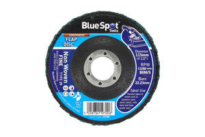 Blue Spot 115mm (4.5") Fine Non Woven Flap Disc