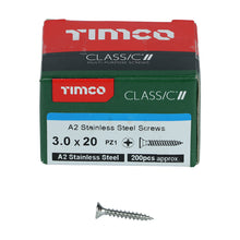 Load image into Gallery viewer, Timco 3mm - Classic Multi-Purpose Screws - Stainless Steel