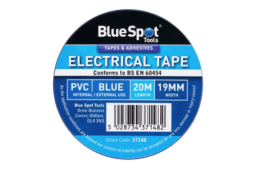 Blue Spot 20M Blue PVC Electrical Tape