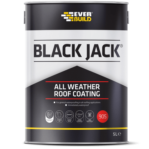 Everbuild - Black Jack All Weather Roof Coating - 5L