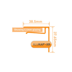 Alukap-XR - Endstop Bars - For 6mm Sheet - 4.8m