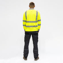 Load image into Gallery viewer, Hi-Vis Polo Shirt - Long Sleeve - Yellow