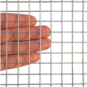 1.2m x 15m | Welded Wire Mesh 1/2" (12.5mm) Hole Fence - Hot Dip Galvanised | 1.0mm Wire