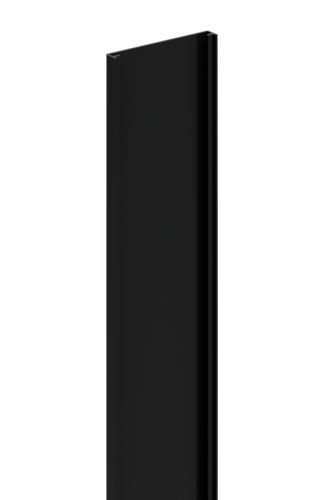 Durapost Classic Post Cover Strip - Black - 2.1m