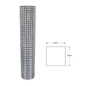 Premium Welded Square Wire Mesh Roll – 1.2m x 15m | 2" Hole | 2mm Thick Galvanised Steel