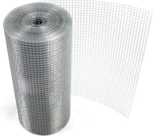 0.6m x 30m | Welded Wire Mesh 1"x1" Fence - Hot Dip Galvanised | 1.0mm Wire