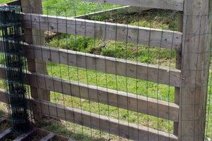 1.2m x 30m | Dark Green Coated Welded Wire Mesh 3x4" Hole Fence | 2.0mm Wire