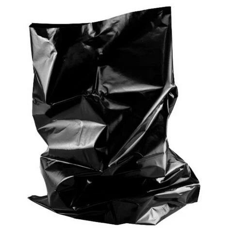 Pack of 100 Heavy Duty Black Rubble Sacks (500mm x 750mm x 100mu) 40Ltr