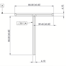Load image into Gallery viewer, DuraPost® 1500mm Sleeper T-Post Support | Galvanised Silver