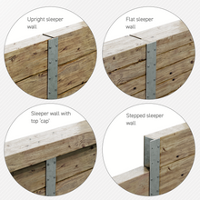 Load image into Gallery viewer, DuraPost® 1500mm Sleeper T-Post Support | Galvanised Silver