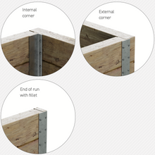 Load image into Gallery viewer, DuraPost® 1500mm Sleeper T-Post Support | Galvanised Silver