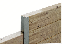 Load image into Gallery viewer, DuraPost® 1500mm Sleeper T-Post Support | Galvanised Silver