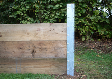 Load image into Gallery viewer, DuraPost® 1500mm Sleeper T-Post Support | Galvanised Silver