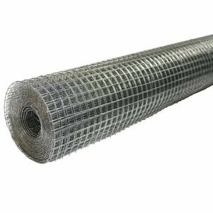 0.6m x 15m | Welded Wire Mesh 1"x1" Fence - Hot Dip Galvanised | 1.0mm Wire