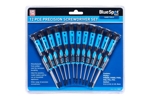 Blue Spot 12 Piece Precision Screwdriver Set