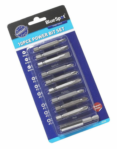 Blue Spot 10 Piece Power Bit Set