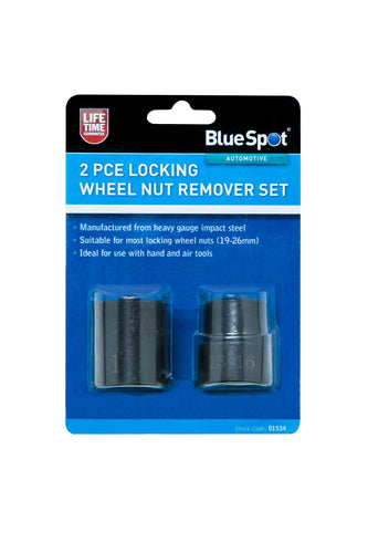 Blue Spot 2 Piece Locking Wheel Nut Remover Set