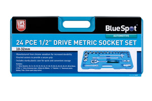 Blue Spot 24 Piece 1/2" Metric Socket Set (10-32mm)