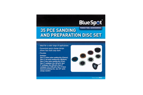 Blue Spot 35 Piece Sanding and Preparation Disc Set
