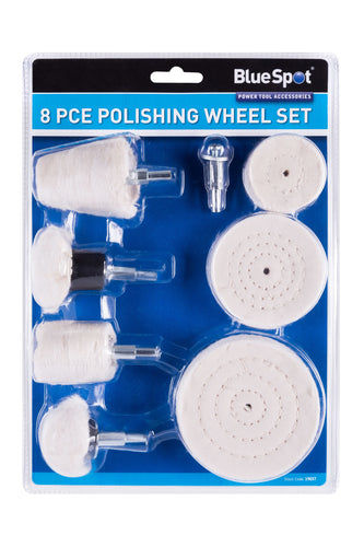 Blue Spot 8 Piece Polishing Wheel Set