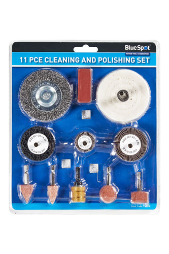 Blue Spot 11 Piece Cleaning And Polishing Set