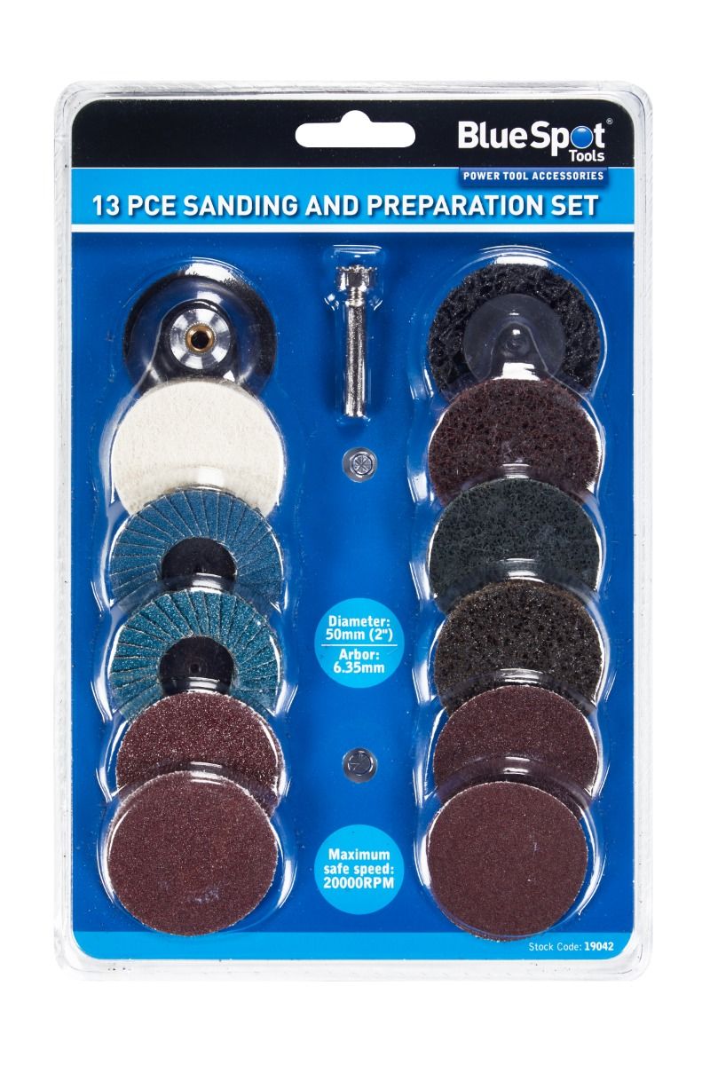 Blue Spot 12 Piece Sanding & Preparation Set
