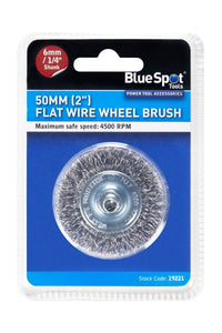 Blue Spot 50mm (2") Flat Wire Wheel Brush
