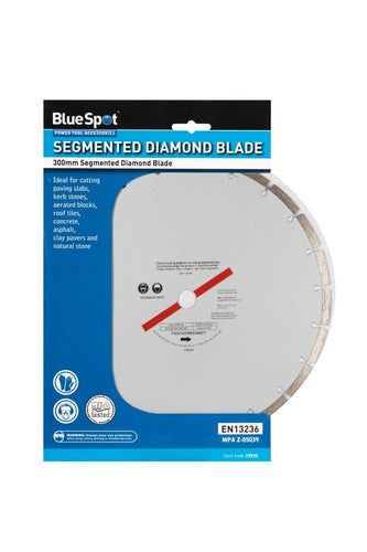 Blue Spot 300mm (12) Segmented Silver Diamond Dry Cutting Disc