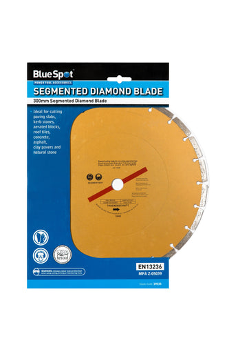 Blue Spot 300mm (12) Segmented Gold Diamond Dry Cutting Disc