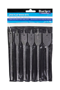 Blue Spot 6 Piece Flat Wood Bit Set (10mm - 25mm)