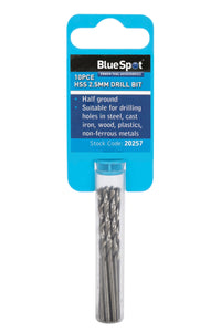 Blue Spot 10 Piece 2.5mm HSS Drill Set