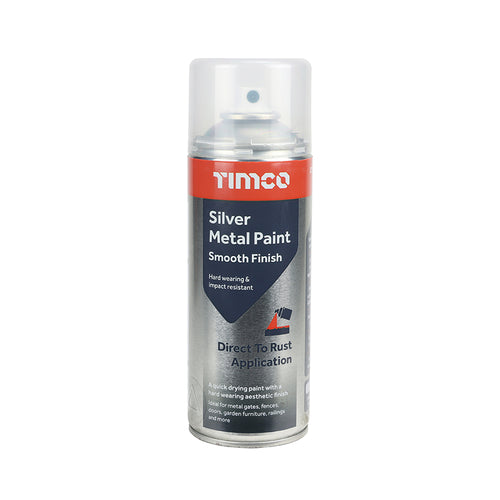 Silver Metal Paint - Smooth Finish - 380ml