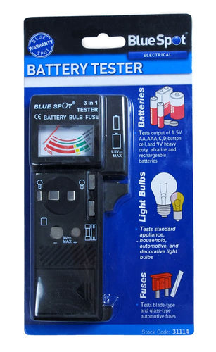 Blue Spot Battery Bulb And Fuse Tester