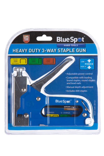 Blue Spot Heavy Duty 3-Way Staple Gun