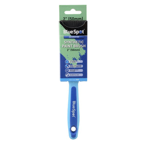 Blue Spot 2" (50mm) Synthetic Paint Brush with Soft Grip Handle