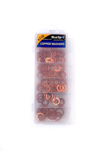 Blue Spot 110 Piece Assorted Copper Washer Set
