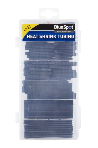 Blue Spot 127 Piece Assorted Black Heat Shrink Tubing Set
