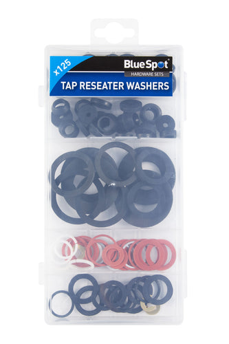 Blue Spot 125 Piece Assorted Tap Reseater Washer Set