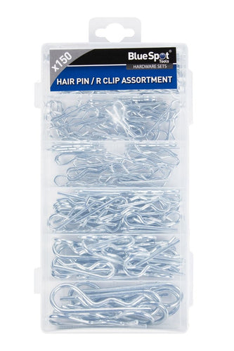Blue Spot 150 Piece Assorted Hair Pin And R Clip Set