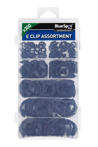 Blue Spot 300 Piece Assorted E Clip Set
