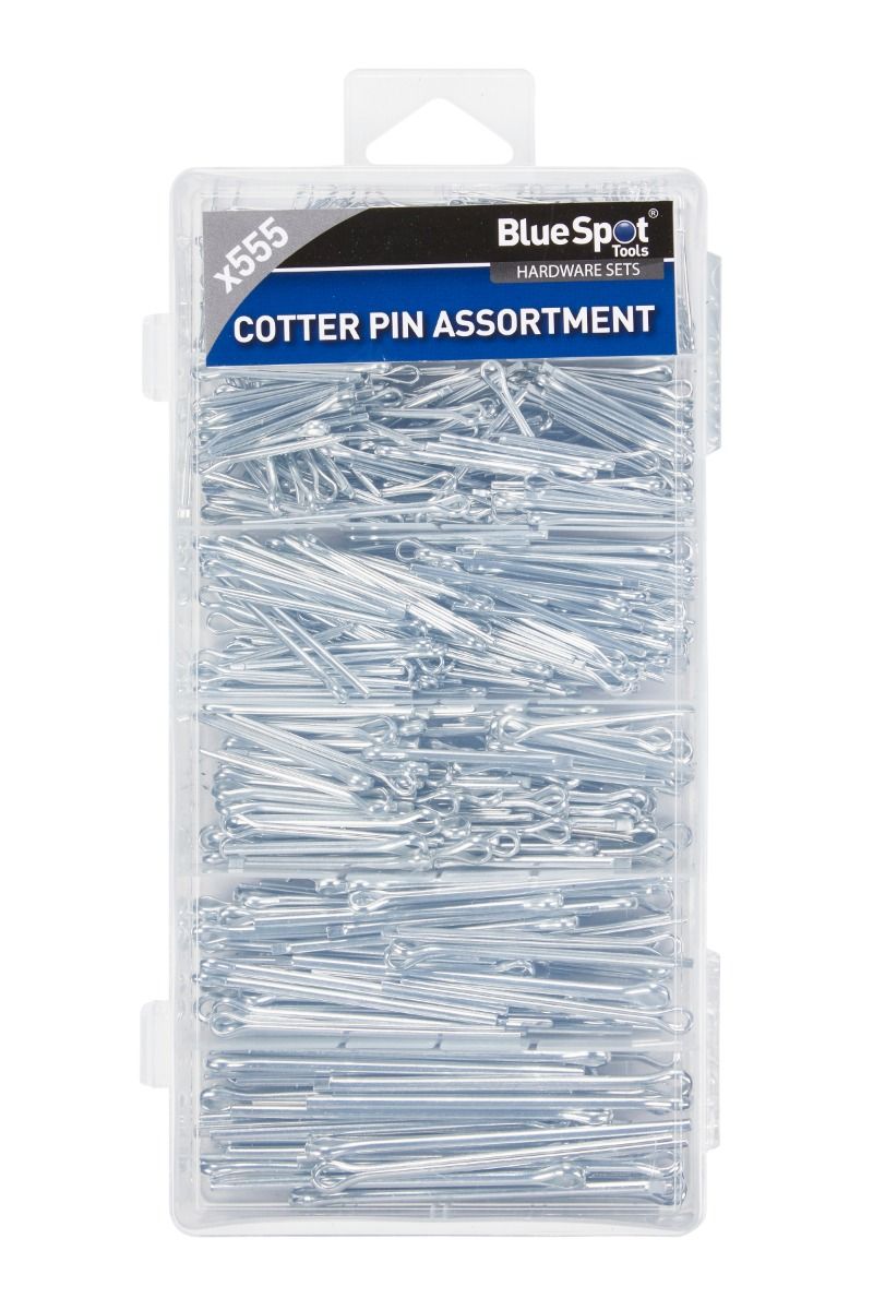 Blue Spot 555 Piece Assorted Cotter Pin Set