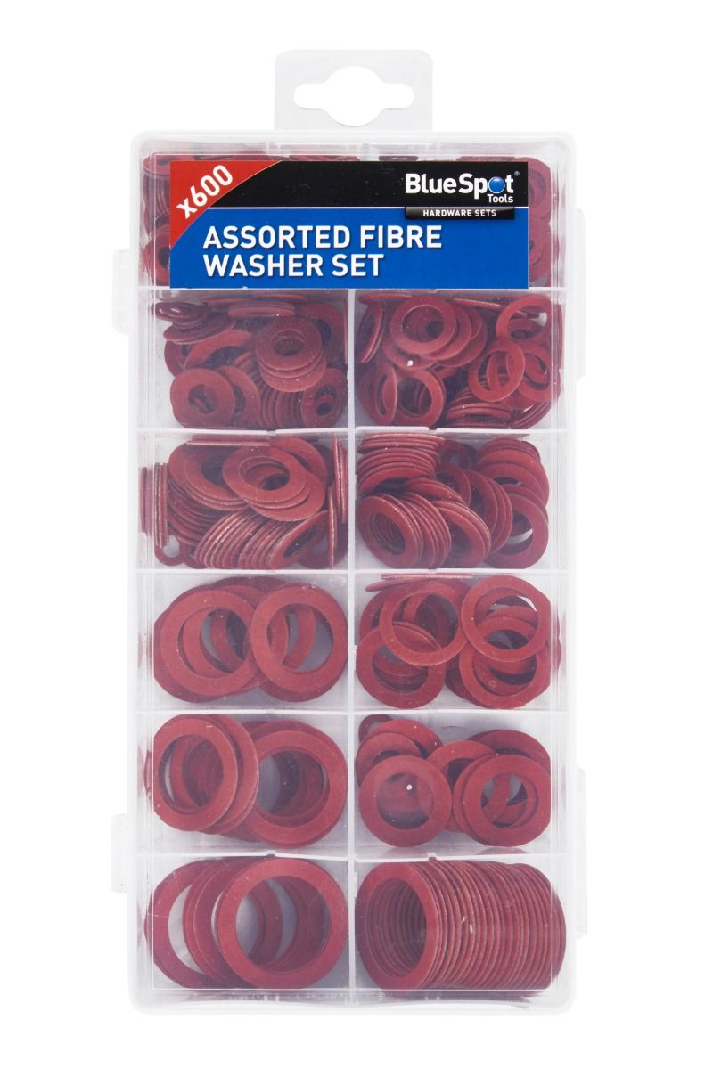 Blue Spot 600 Piece Assorted Fibre Washer Set