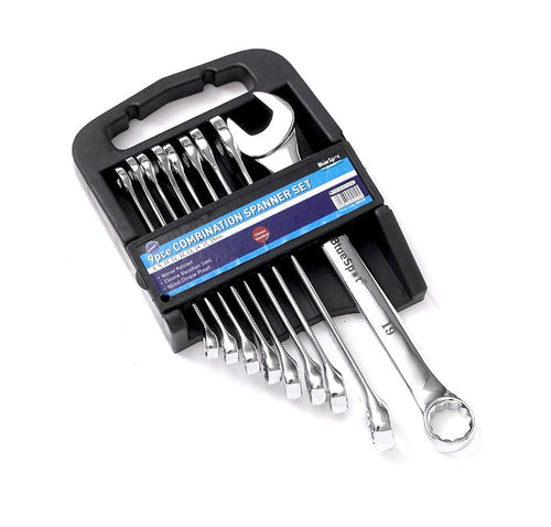 Blue Spot 9 Piece Metric Combination Spanner Set (8-19mm)