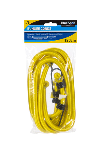 Blue Spot 2 Piece 120cm Bungee Cord Set