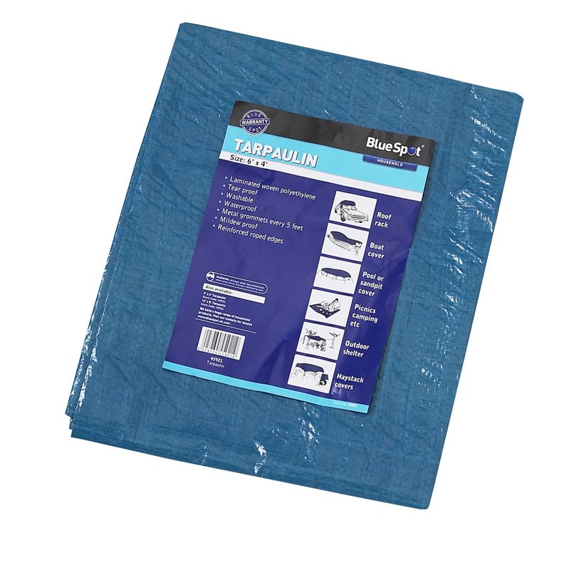 Blue Spot 1.8m x 1.2m Tarpaulin